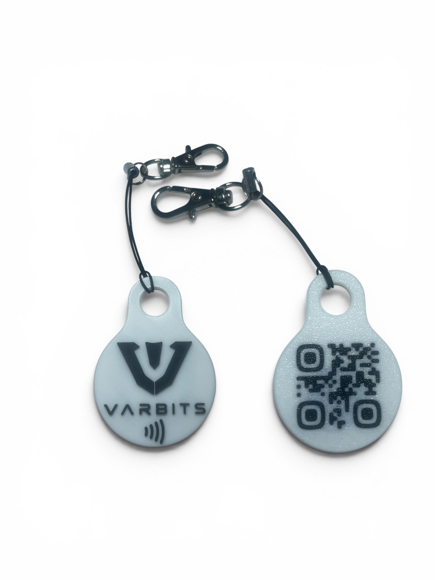 Custom NFC keychain for business or social media sharing
